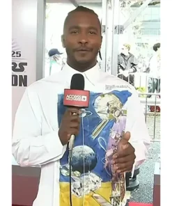 Access Hollywood 2025 Scott Evans White Space Shirt