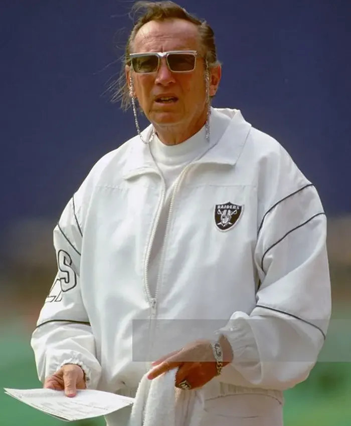 Al Davis 1994-95 White Raiders Jacket