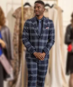 Emily In Paris Julien Checked Full Suit