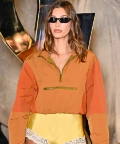 Hailey Bieber Paris Fashion Week 2025 Jacket