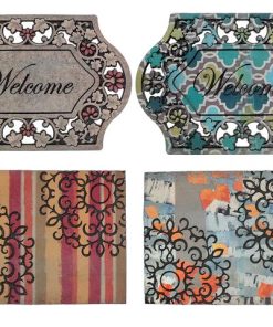 HEAVY RUBBER DOOR MAT (24 X 36) (ASSORTED)