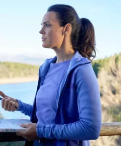 Erin Cahill Journey to You Purple Hooded Jacket