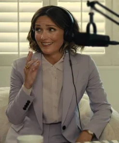 Rose Byrne Platonic S2 Purple Suit