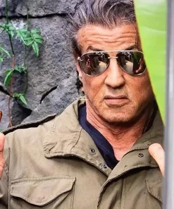 Sylvester Stallone Rambo Last Blood Green Jacket